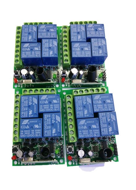 12V4路學習型無線遙控開關