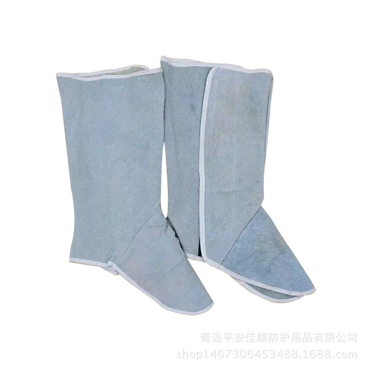 廠家生產(chǎn)牛皮防護(hù)服 牛皮防護(hù)腳套 電焊保護(hù)腳套