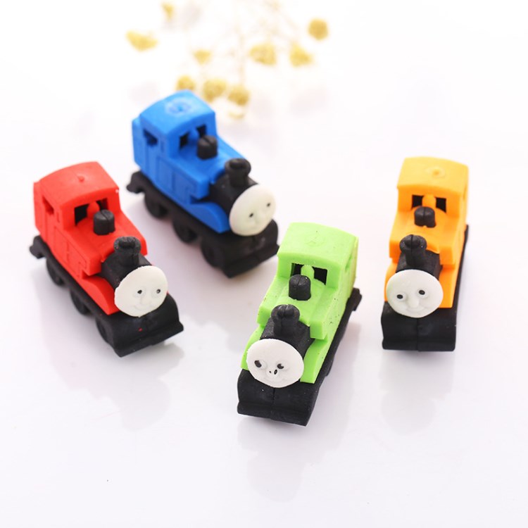 wi65托马斯火车造型橡皮擦小火车橡皮小学生奖品学生文具用品