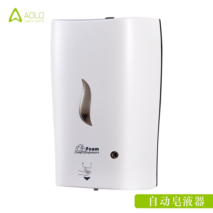 浴室掛墻式全自動(dòng)感應(yīng)皂液器廠家 奧力奇酒店洗手液感應(yīng)機(jī)訂制