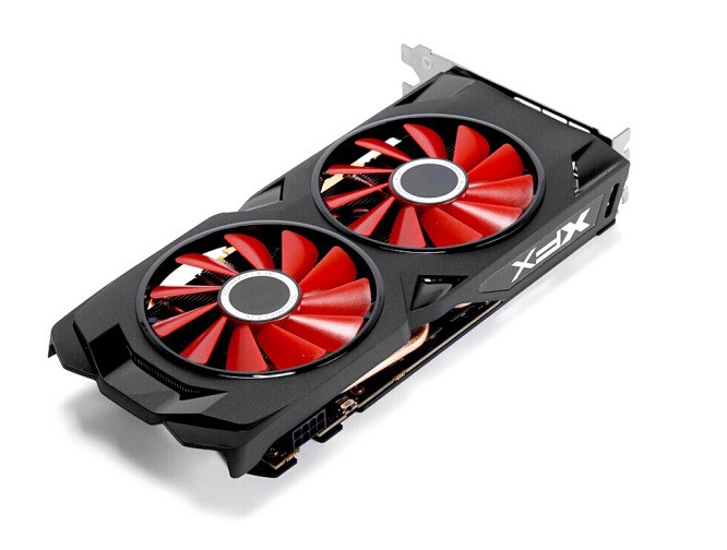 訊景XFX  RX570 黑狼版GDDR5 獨(dú)立游戲顯卡吃雞顯卡ETH哈希22 4G