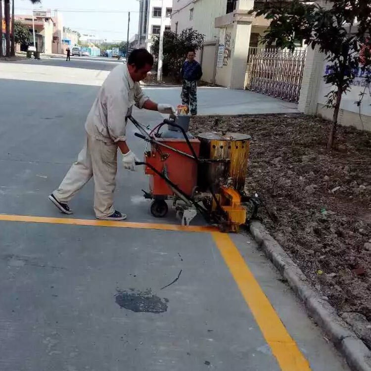 交通道路標線劃線就上綠道通 交通標線的停車位劃線 反光白色劃線