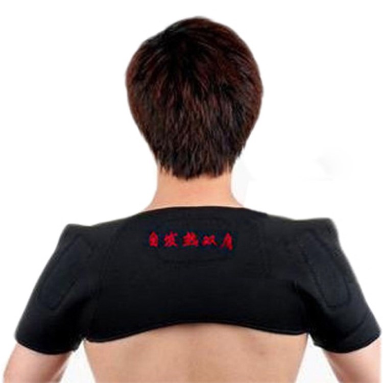 廠家直銷托瑪琳自發(fā)熱護(hù)肩磁療護(hù)肩批發(fā) 雙肩可貼牌加工生產(chǎn)