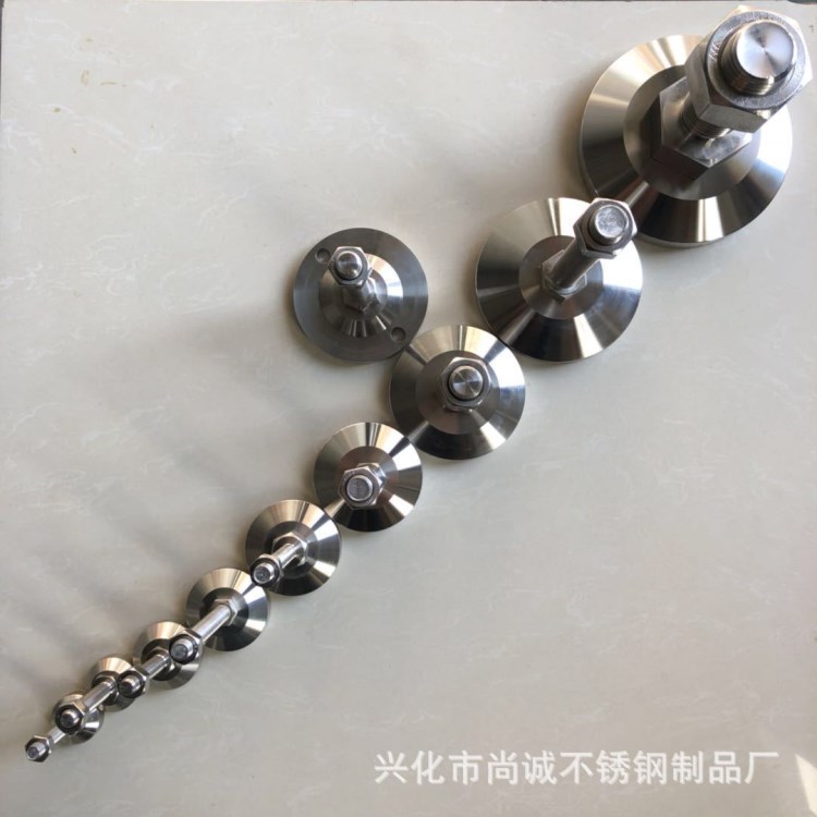304不銹鋼加厚實(shí)心底座調(diào)節(jié)座腳杯萬象地腳螺絲可固定機(jī)器腳墊