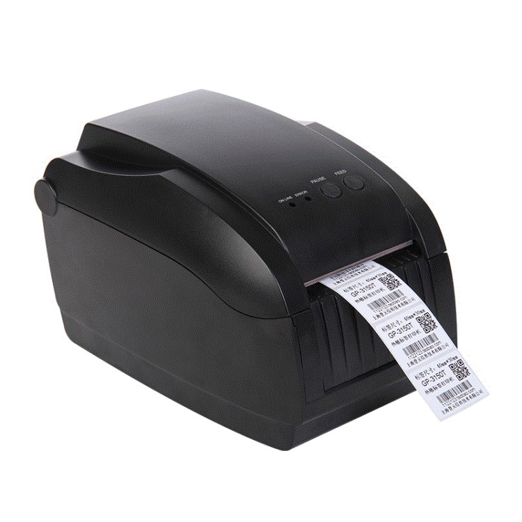佳博GP3150T不干膠價(jià)格標(biāo)簽打印機(jī)二維碼網(wǎng)口指令自動(dòng)剝離條碼機(jī)