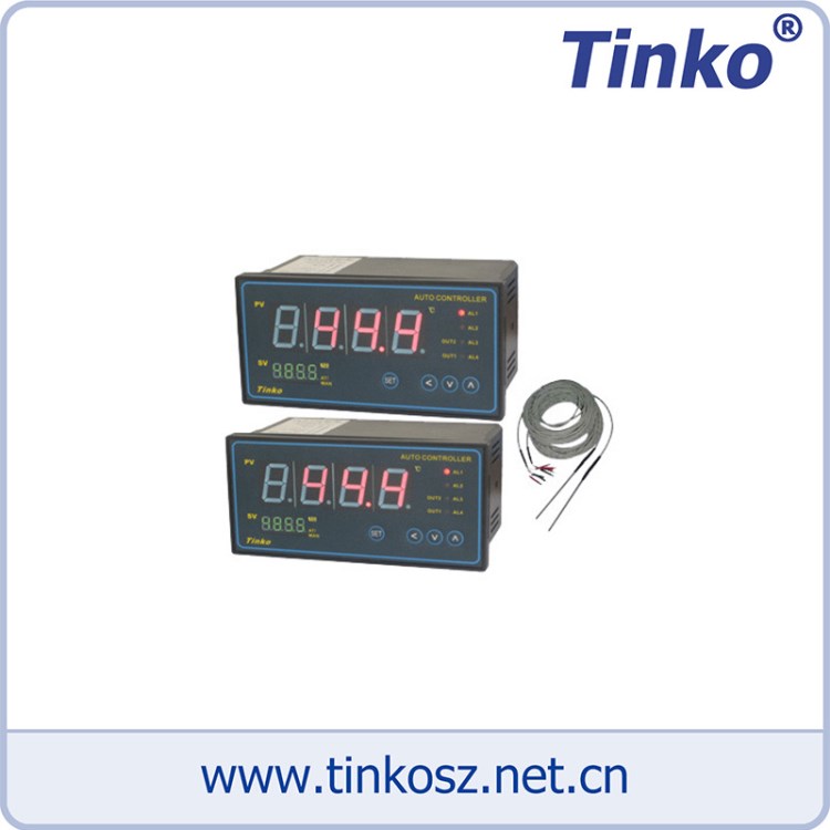 Tinko 160*80智能分體干濕球溫濕度控制器 溫濕度測(cè)控儀 雙路調(diào)控