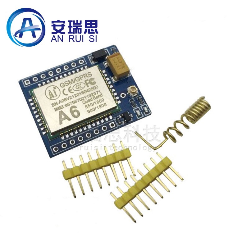 A6 mini GPRS/GSM模块 短信 开发板 无线数据传输 超SIM800L