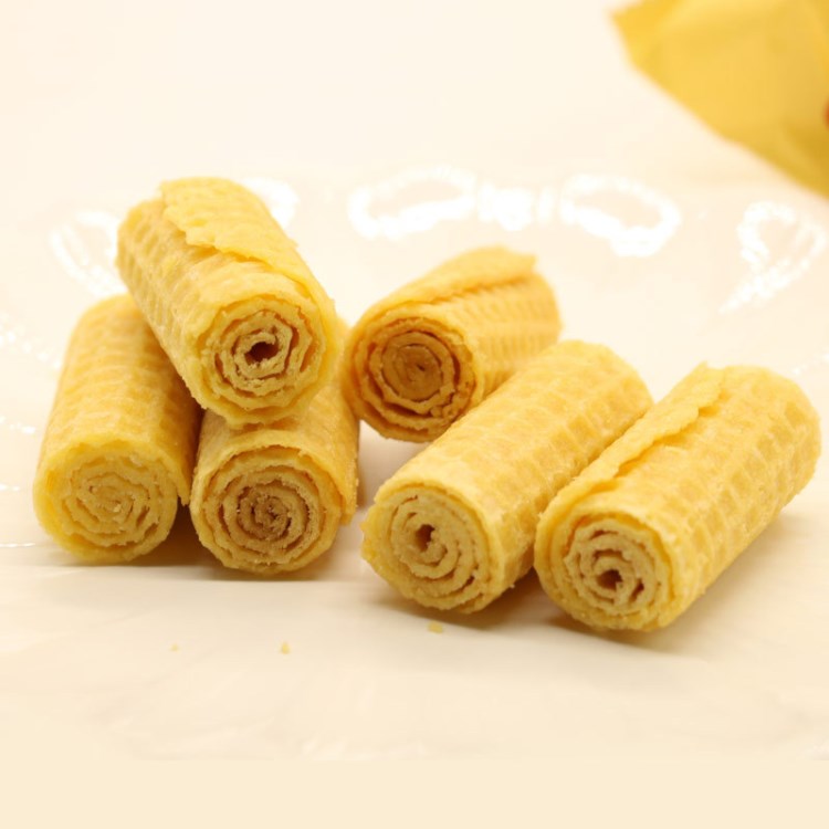 24袋/箱 俄羅斯 煉乳蛋卷 香酥夾心威化奶油酥脆餅干 批發