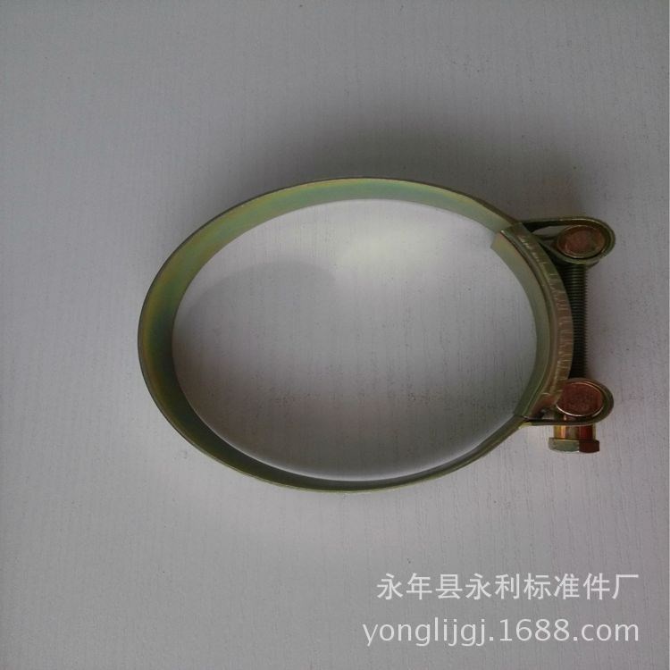 批發供應不銹鋼雙鋼絲喉箍 拋光不銹鋼喉箍 不銹鋼高壓喉箍