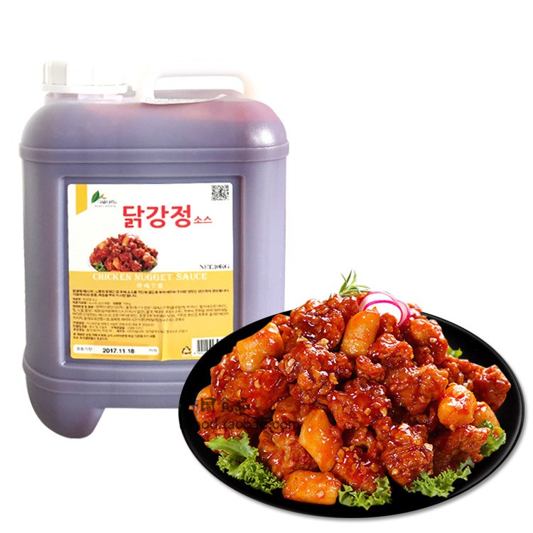 韩国露水国炸鸡酱炸鸡丁酱料 琥珀炸鸡酱10kg*2桶/箱