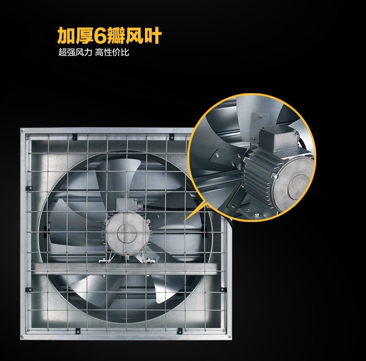 580方形抽氣扇 排風扇換氣扇工業排氣扇廠家直銷養殖排風扇