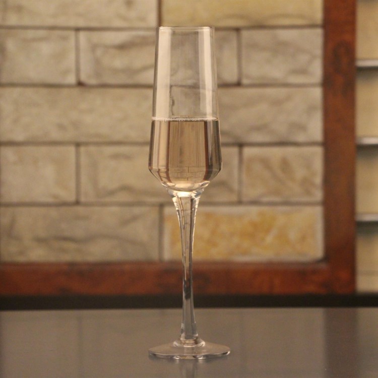 人工吹制玻璃香檳杯  高腳酒杯 起泡酒杯  X02  酒商贈品