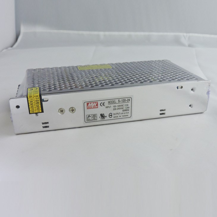 MW直流開(kāi)關(guān)電源 S-120W-24V 12V10A 5V22A