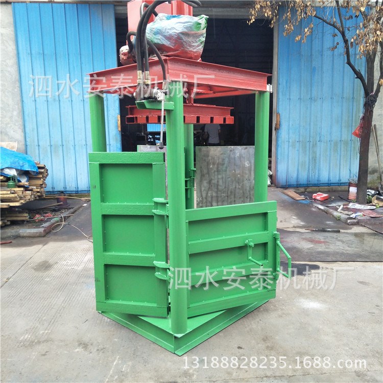 浙江工廠廢料廢品壓縮打包機 環保型10噸立式壓縮機 尺寸可定做