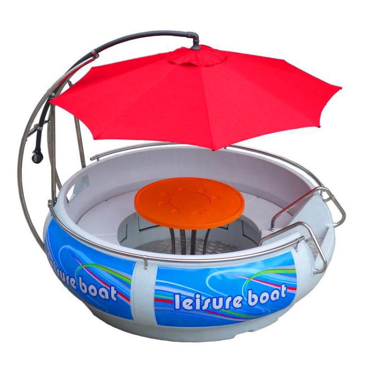 圓船水上燒烤船bbq游艇觀光船景區(qū)旅游船游樂(lè)裝備電動(dòng)船廠家