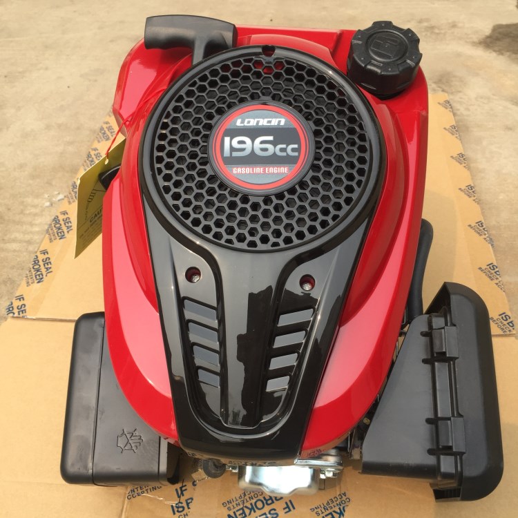 隆鑫四沖程汽油機LC1P70FA、196CC、垂直軸（花鍵軸）汽油發動機