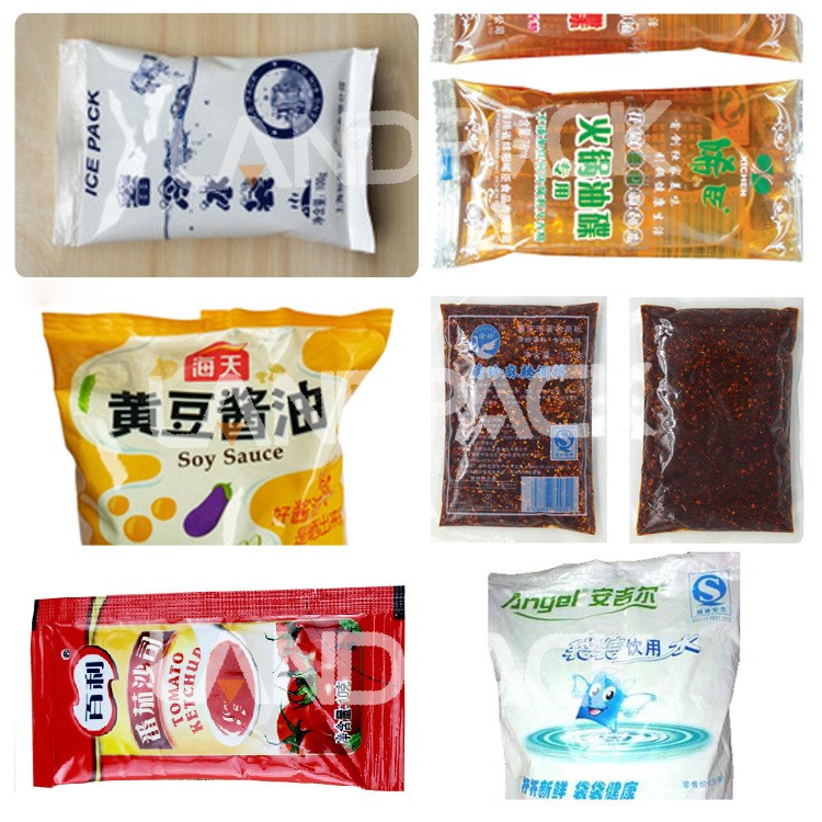 攬德全自動(dòng)醬料包裝機(jī) 大袋裝黃豆醬油白醋立式液體全自動(dòng)包裝機(jī)