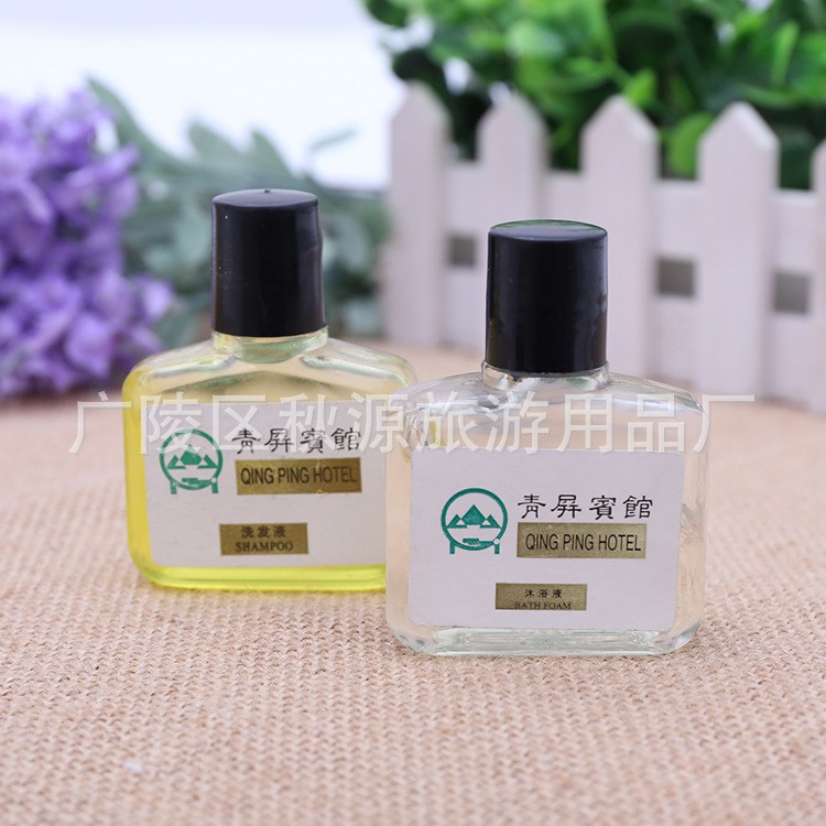 酒店賓館會所一次性洗浴用品 瓶裝一次性沐浴露洗發(fā)露 洗發(fā)水批發(fā)