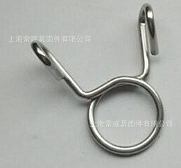 現(xiàn)貨銷(xiāo)售3mmX0.8不銹鋼304單鋼絲彈簧卡箍 不銹鋼雙鋼絲彈簧喉箍