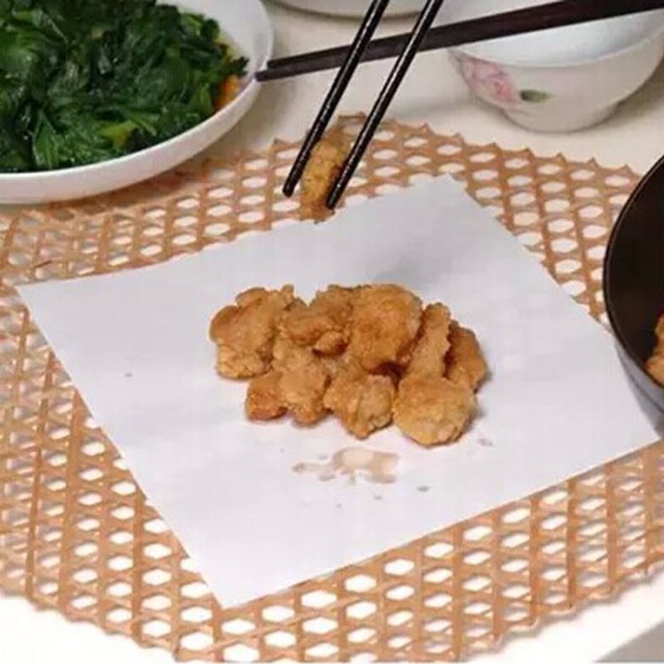 日本天婦羅吸油紙濾油紙油炸食物吸油膜墊紙廚房油脂過(guò)濾紙
