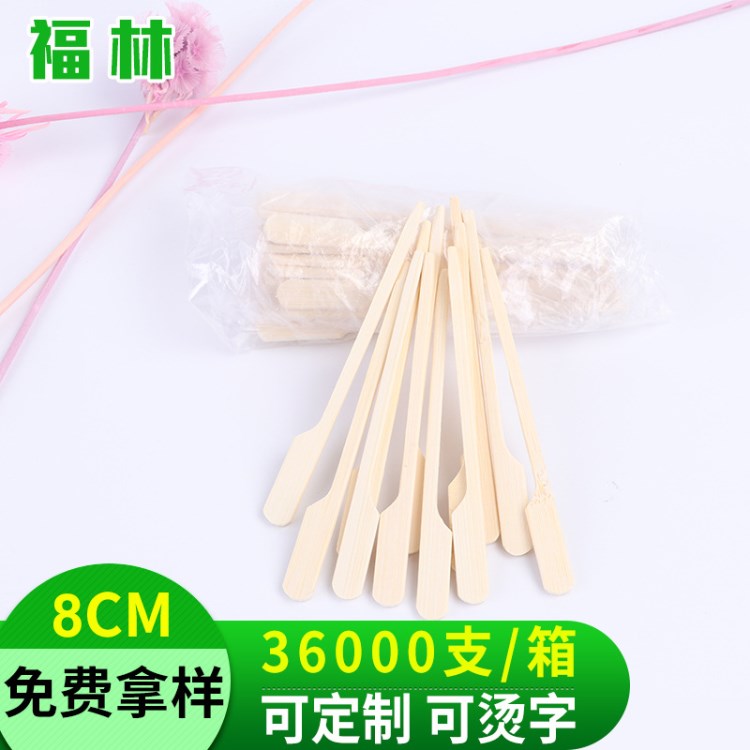 廠家直銷 8cm一次性竹簽  火鍋鐵炮串簽 燒烤用具