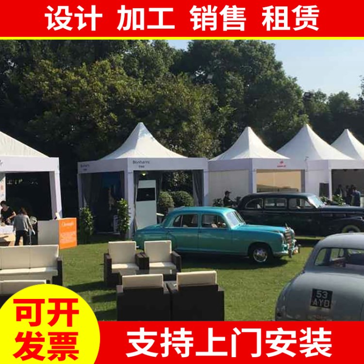 廣告活動車展帳篷 戶外大型移動帳篷 歐式尖頂篷房 尖頂篷房租賃