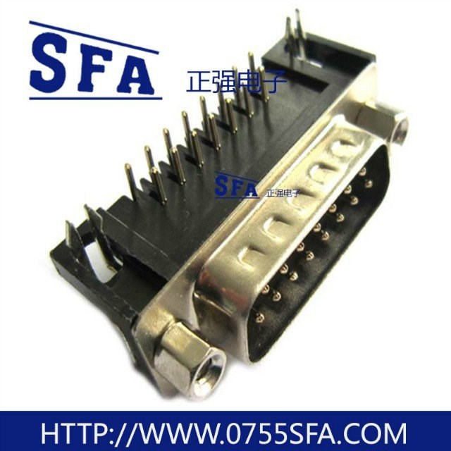 DB90度 DR-15 2排15P  D-SUB/VGA連接器