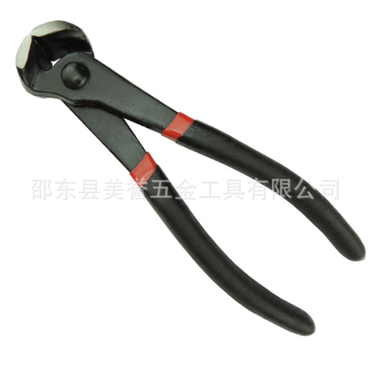 廠家直銷五金工具手動(dòng)單色粘塑發(fā)黑8寸頂切鉗批發(fā)