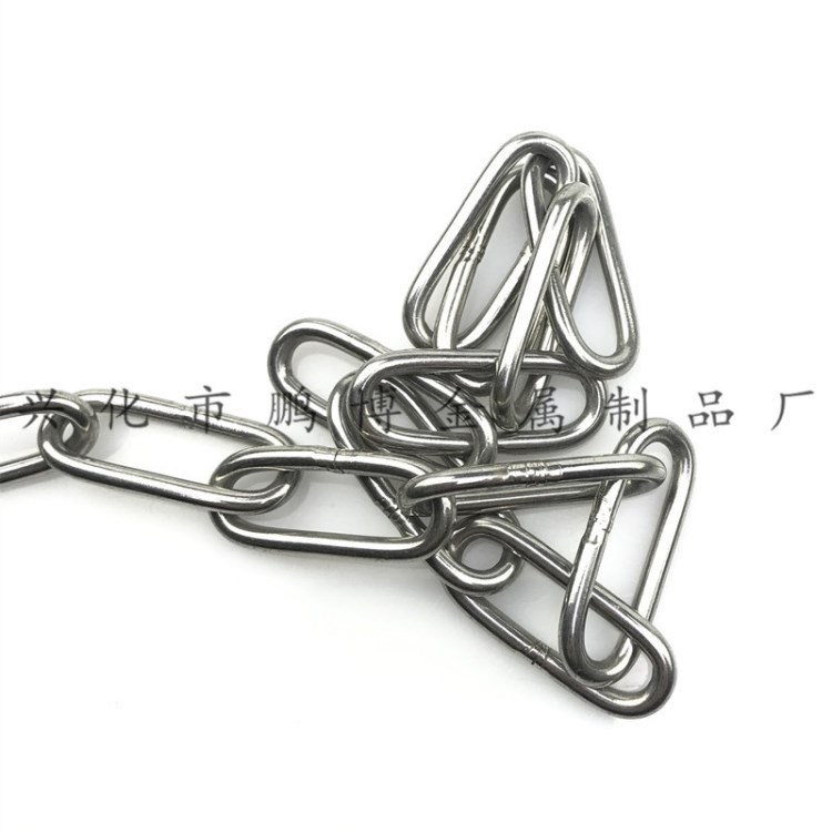 批發(fā) 不銹鋼304鏈條 起重鏈條 不銹鋼長環(huán)鏈條 護(hù)欄鏈條