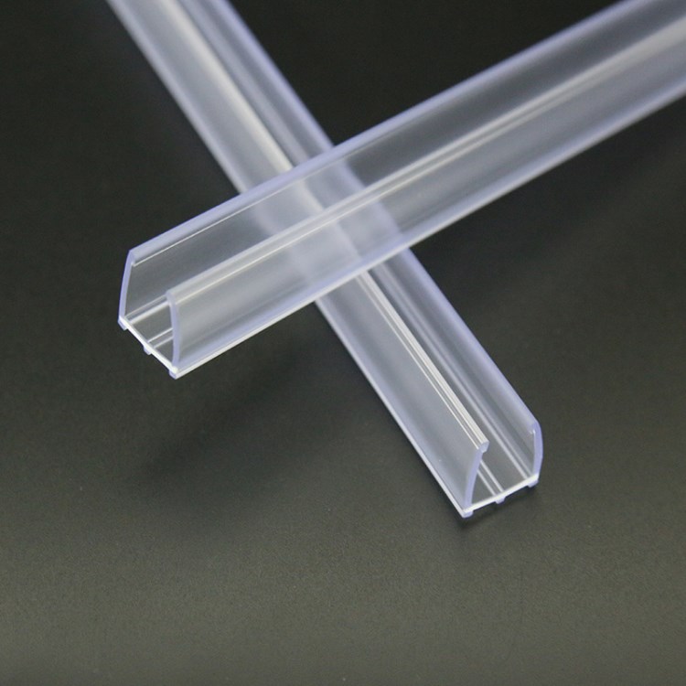 廣東淋浴房環(huán)保PVC下固玻璃擋水膠條 廠家直銷密封膠條