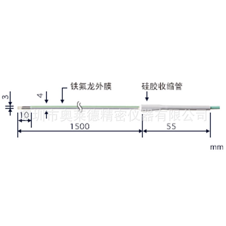 日本anritsu安立測溫計ST-21E-150-TS1-ASP 膠帶狀多用溫度傳感器