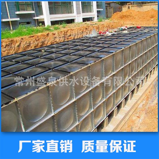 地埋式不銹鋼消防蓄水箱 方形地埋式箱泵一體化消防泵站江蘇定制