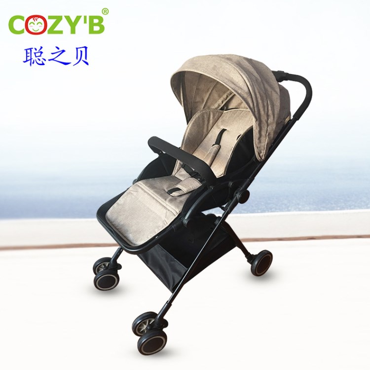 COZYB高景觀嬰兒推車可坐可躺折疊便攜輕便寶寶傘車手推車