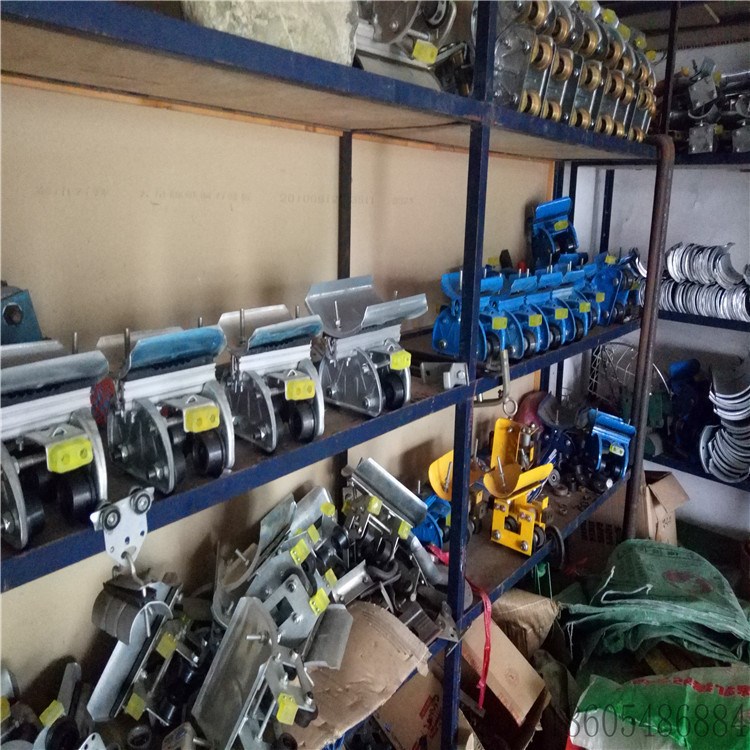 工字鋼用托纜滑車 工字梁用電線電纜線滑輪 龍門吊起重機行車配件