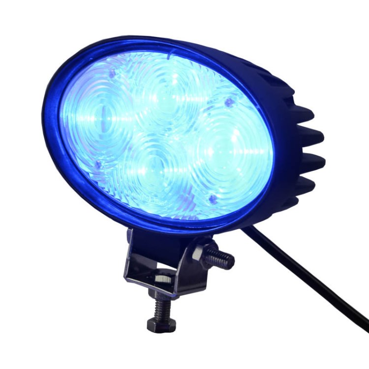 12W led工作燈 汽車工程機(jī)械燈 檢修射燈 led work light 藍(lán)光叉