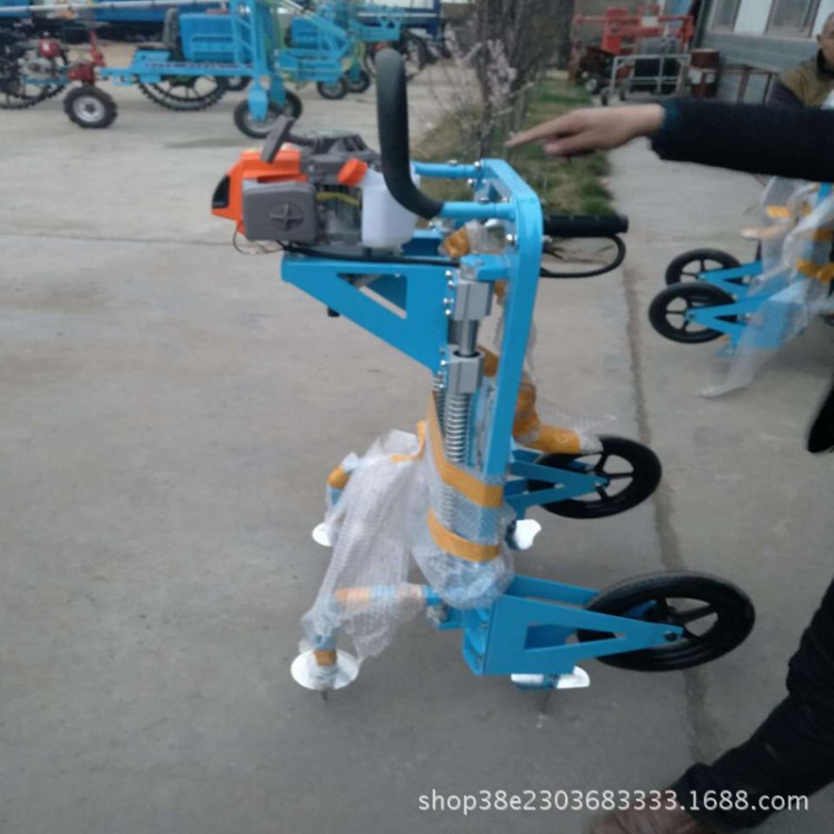 品牌動力育苗扦插土地打眼機 植樹栽樹挖坑機 大直徑手推式挖坑機