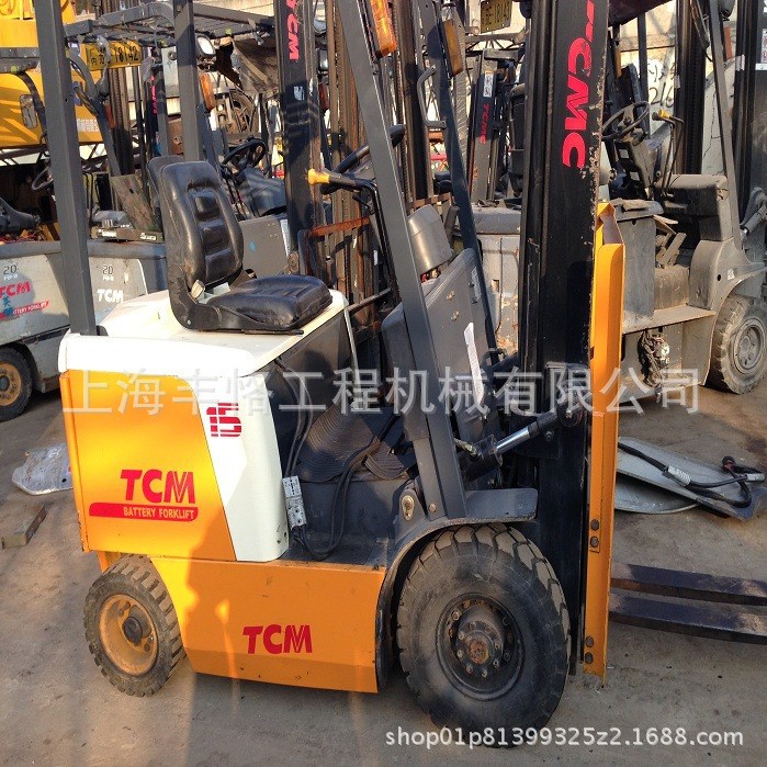 全電動叉車 tcm叉車轉(zhuǎn)讓 電動堆高機(jī)價格 上海二手電瓶叉車