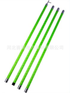 綠色環氧絕緣桿4米 10kv高壓操作桿 拉閘桿帶帆布工具袋賽諾牌