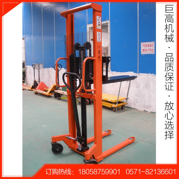 廠家直銷 電子秤堆高車 電子秤手動堆高車 電子秤半電動堆高車