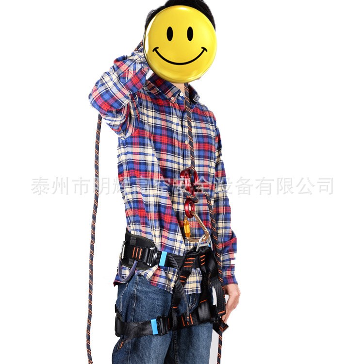 廠家直供 坐式速降帶 半身式高空腰帶 登山保險(xiǎn)帶裝備