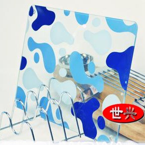 供應(yīng)鋼化玻璃面板 鋼化觸摸屏玻璃面板 可絲版多種圖案