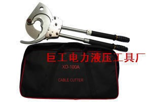 XD 100A 齒輪手動棘輪剪 剪線鉗電纜剪切鉗 100mm銅鋁電纜