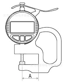 熱賣0-10MM 0-20MM型高精度數(shù)顯測厚規(guī)測厚儀