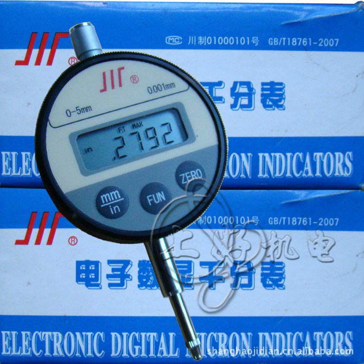 成都成量新品電子數顯千分表0-5MM精度0.001型號