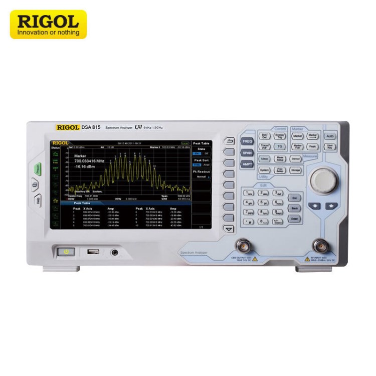 普源DSA815-TG频谱分析仪1.5G全数字频谱仪含跟踪源RIGOL全新