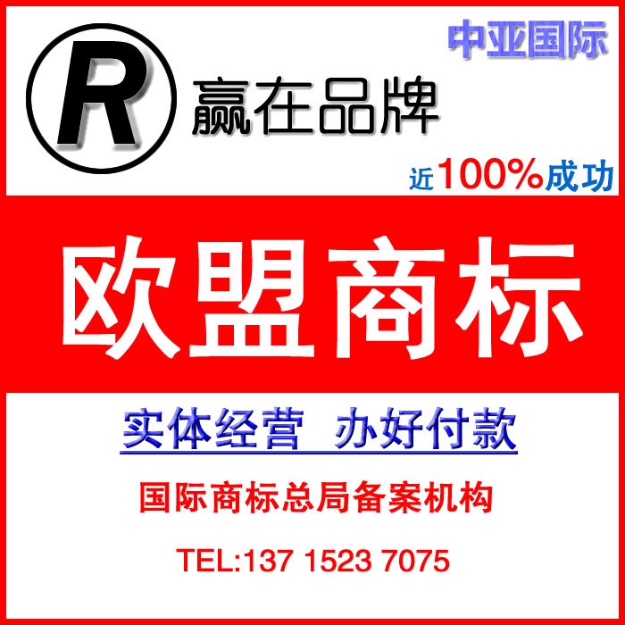 欧盟商标注册 注册欧盟商标 欧盟专利注册申请服务找中亚国际