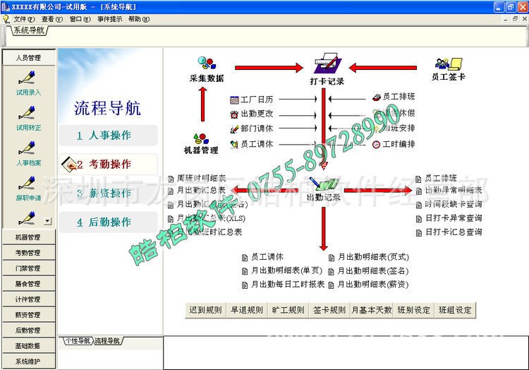 供應(yīng)皓柏考勤系統(tǒng)　感應(yīng)式IC讀卡機　打卡機