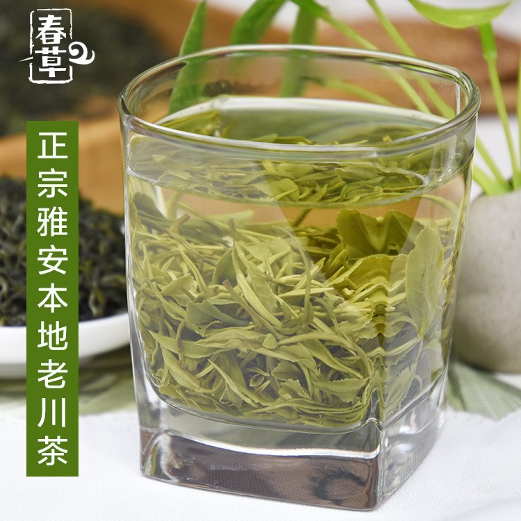 春草  毛峰 蒙頂山茶葉批發(fā) 2018新茶蒙頂山 日照綠茶高山云霧 散