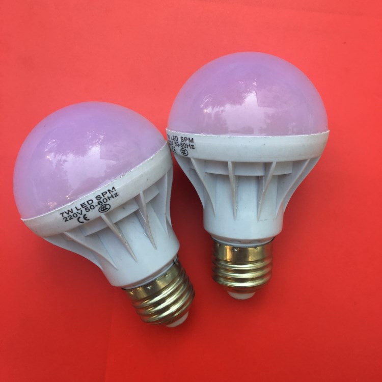 两元店 日用百货 7W LED节能灯 螺旋节能灯 塑料节能灯批发