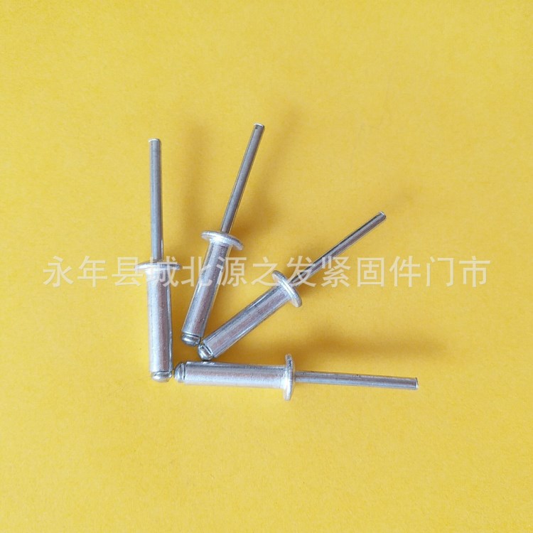 廠家 m4*10封閉型抽芯 鋁制沉頭抽芯鉚釘封閉型拉鉚釘